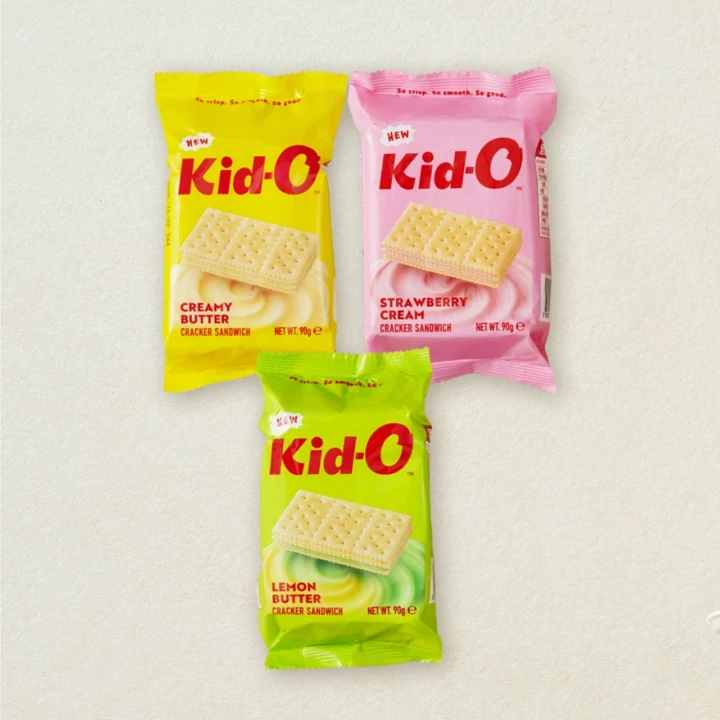 키도 크래커 샌드위치 3종(딸기,레몬버터,크리미버터)