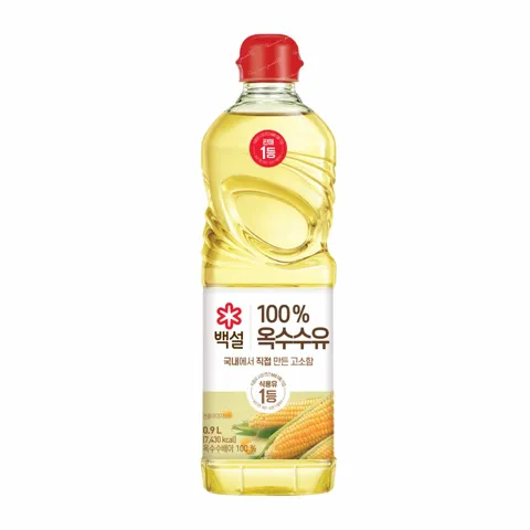 백설 옥수수유 0.9L