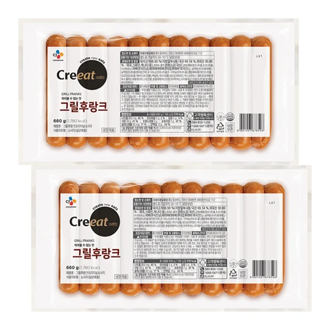 크레잇 그릴후랑크 660gX2개