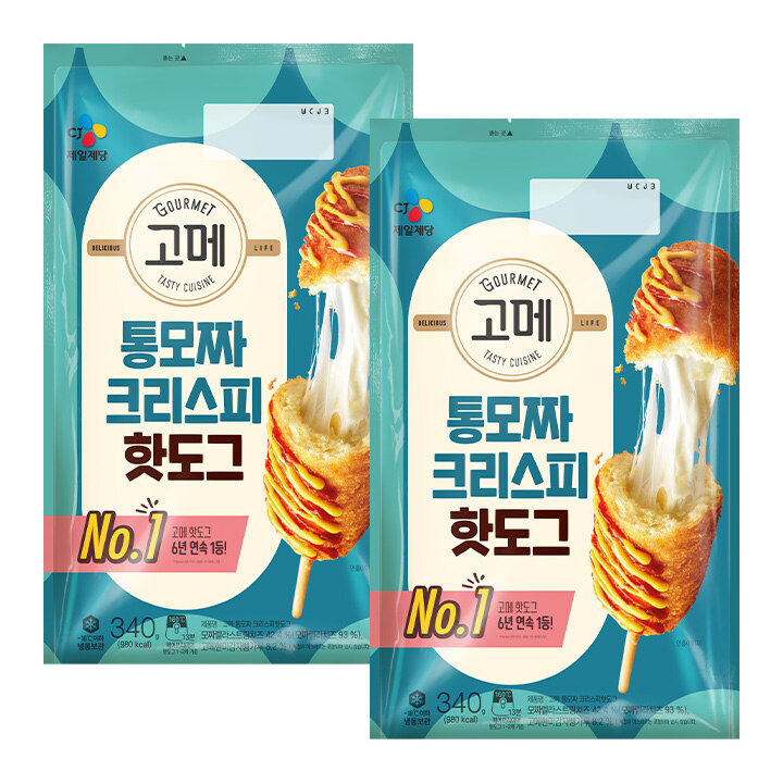 고메 통모짜 핫도그 340gX2개