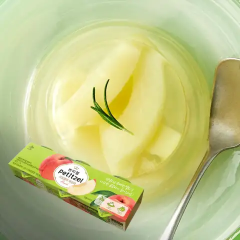 쁘띠첼 과일젤리 복숭아 90g*3