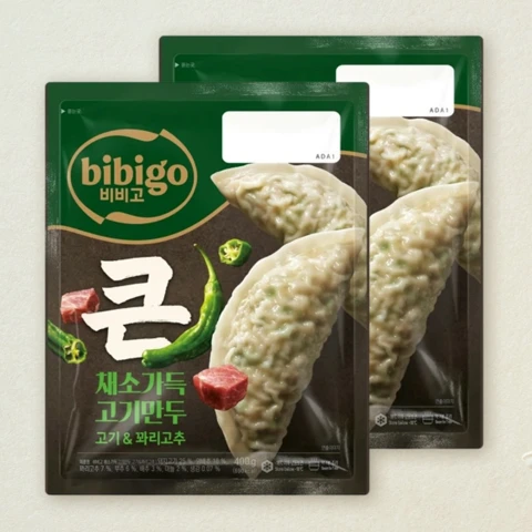 비비고 채소가득만두 꽈리고추400gX2개
