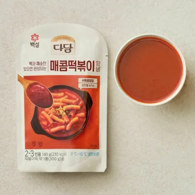 다담 매콤 떡볶이 양념 140g