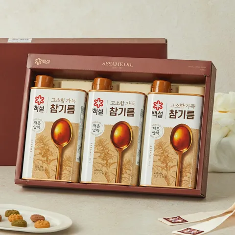 [25추석선물세트] 백설 고소한 참기름 1호