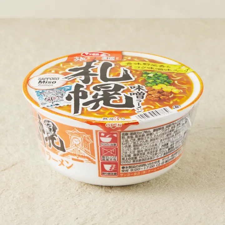 산요 삿포로 된장 컵라면 76g