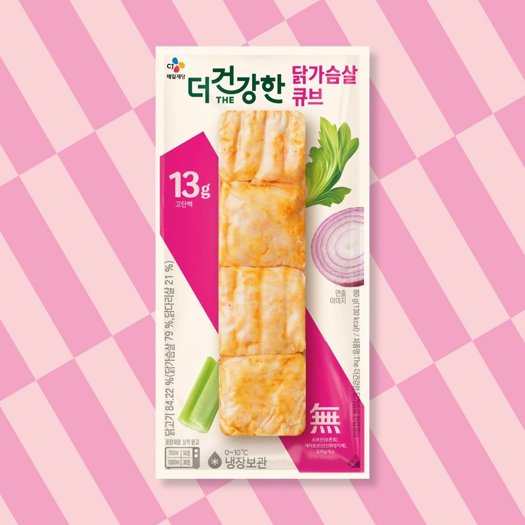 더건강한 닭가슴살 한입큐브80g