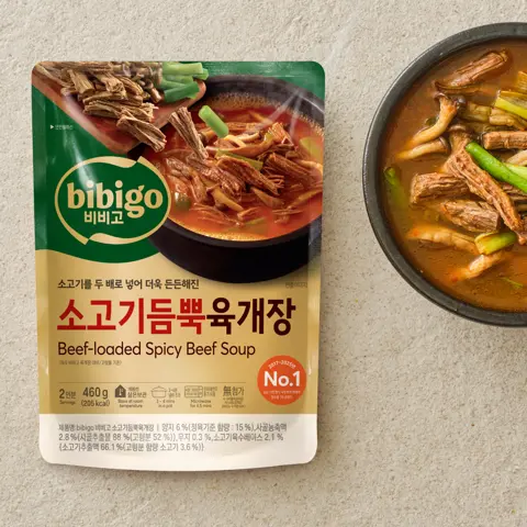 비비고 소고기듬뿍 육개장 460g