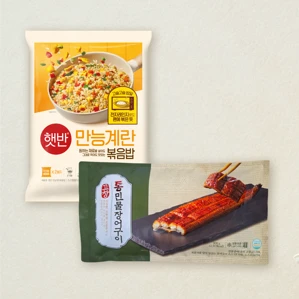 햇반 만능 계란 볶음밥 400gX1개+고창 통 민물장어구이 800g (4-6미)X1개