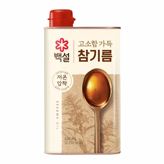 백설 고소함가득 참기름 430ml