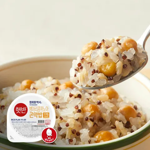 [박스특가]햇반 병아리콩퀴노아곤약밥 150gX24개