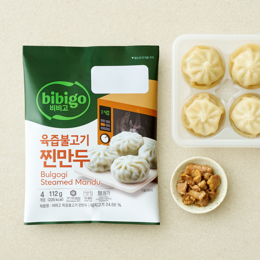비비고 육즙불고기 찐만두 112g
