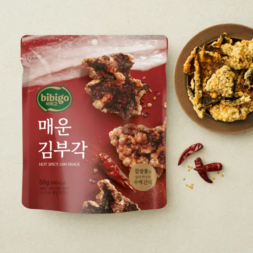[무료배송]비비고 매운 김부각 50g, 6개