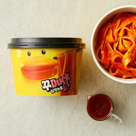 씨제이 꾸덕 납작누들 매콤로제 199G