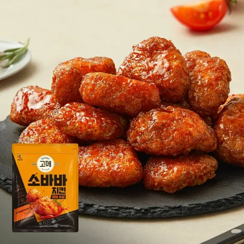 고메 소바바치킨 양념 순살 600g