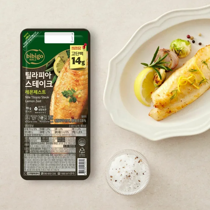 비비고 틸라피아 스테이크 70g