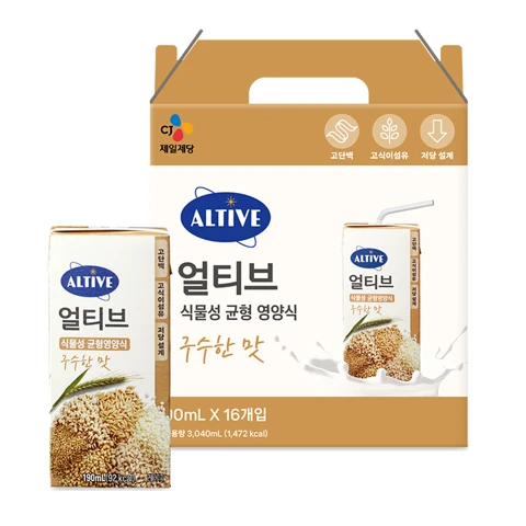 [26설선물세트] 얼티브 균형영양식 구수한맛