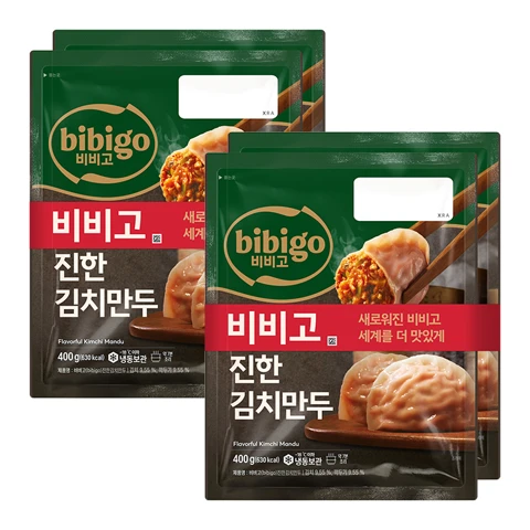 비비고 진한김치만두 400gx2X2개