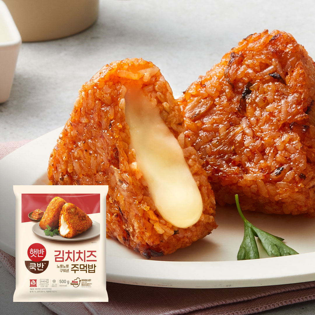 햇반쿡반 김치치즈주먹밥 500g | 상품상세 | CJ더마켓 - CJ제일제당 공식몰