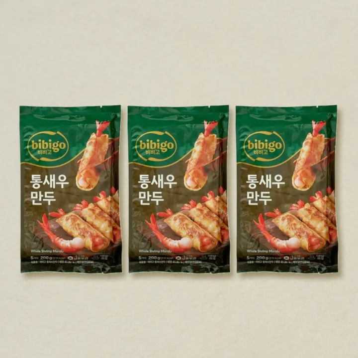 [첫구매전용] 비비고 통새우만두 200gX3개