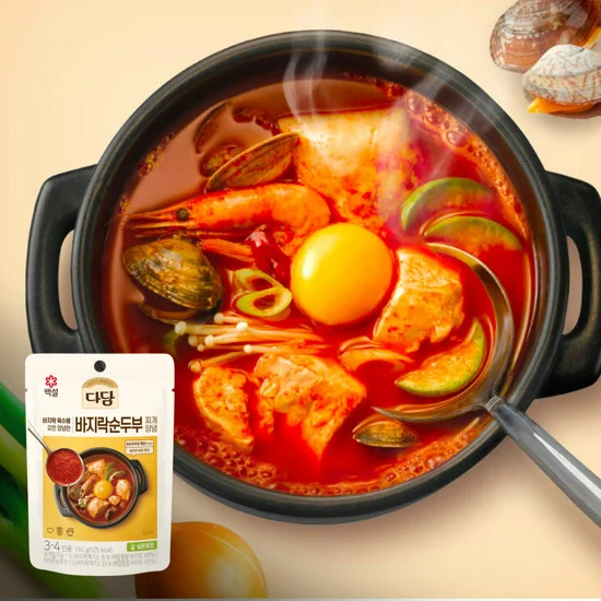 다담 바지락 순두부찌개양념 130g