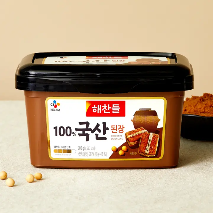 해찬들 100% 국산된장 900G