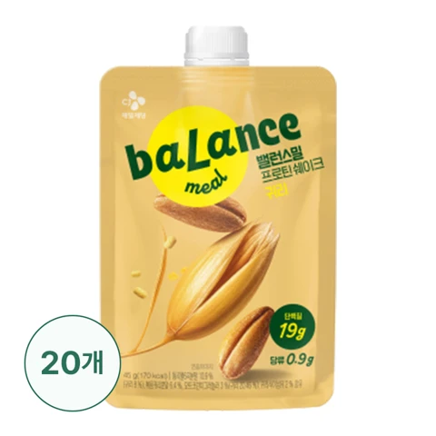 밸런스밀 프로틴 쉐이크 귀리 45GX20개