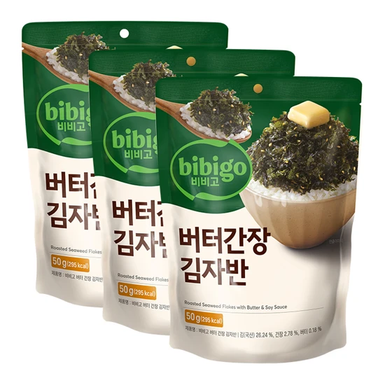 비비고 버터간장김자반50gX 3개