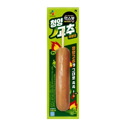 맥스봉 청양고추 후랑크80g