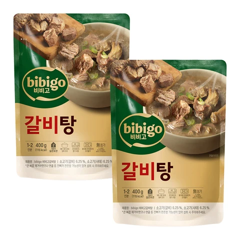 [500개한정]비비고 갈비탕 400gX2개