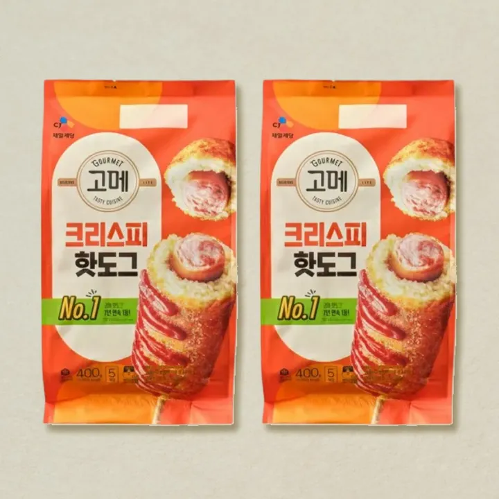 고메 크리스피 핫도그 400gX2개