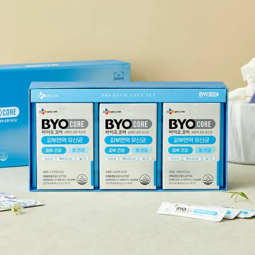바이오코어 피부면역 유산균 3입 세트