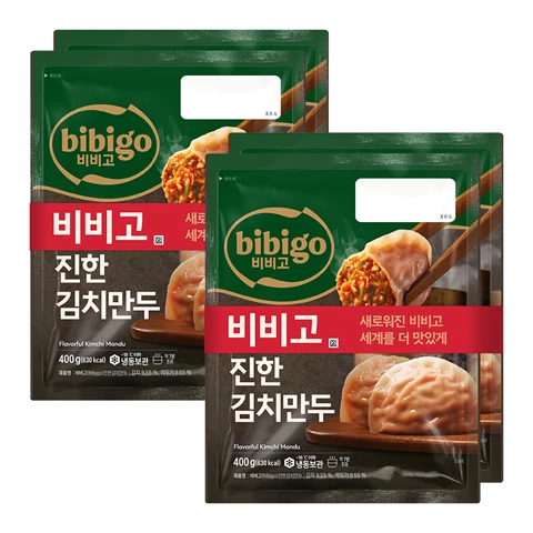 [500개한정]비비고 진한김치만두400g*2X2개