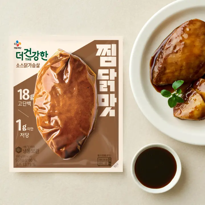 더건강한 소스 닭가슴살 찜닭맛 100g
