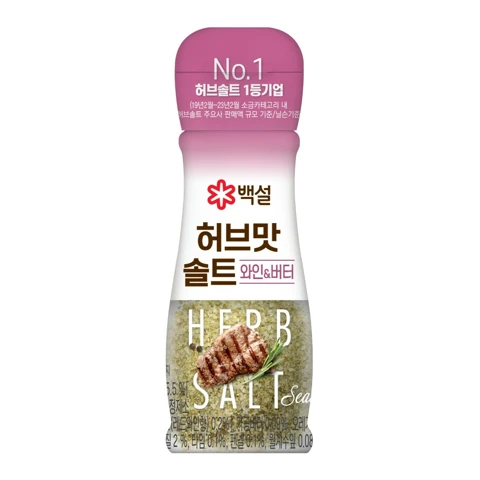 백설 허브맛솔트 와인&버터 40g