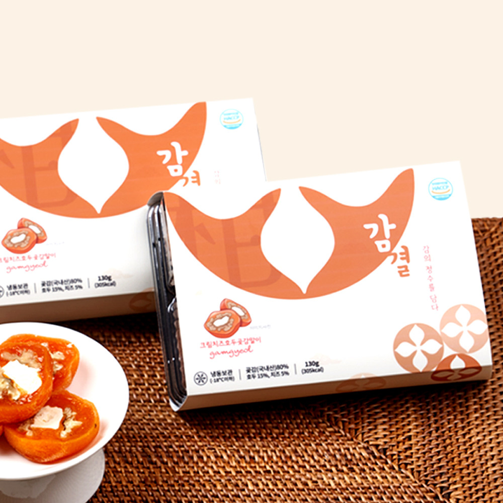감결 크림치즈 호두 곶감 말이 12입