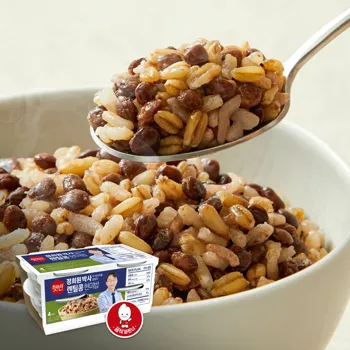 [정희원 박사 레시피]햇반 라이스플랜 렌틸콩현미밥 190gX4개입