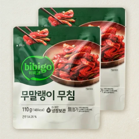 비비고 무말랭이무침110gx2개