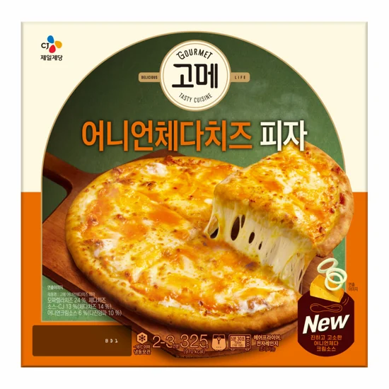 [1+1]고메 어니언체다치즈 피자 325g