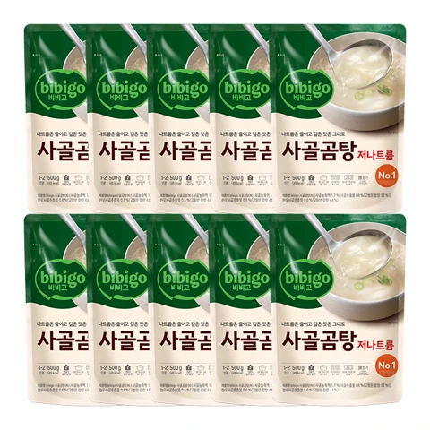 비비고 저나트륨 사골곰탕 500gX10개