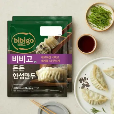 비비고 든든한섬만두 384gX2개