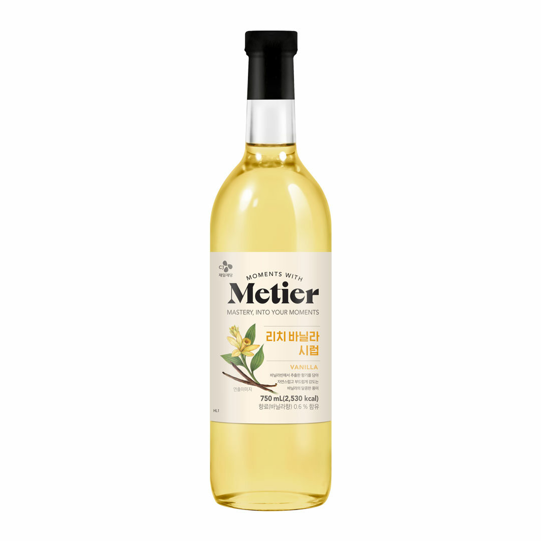 메티에 리치바닐라시럽 750ml