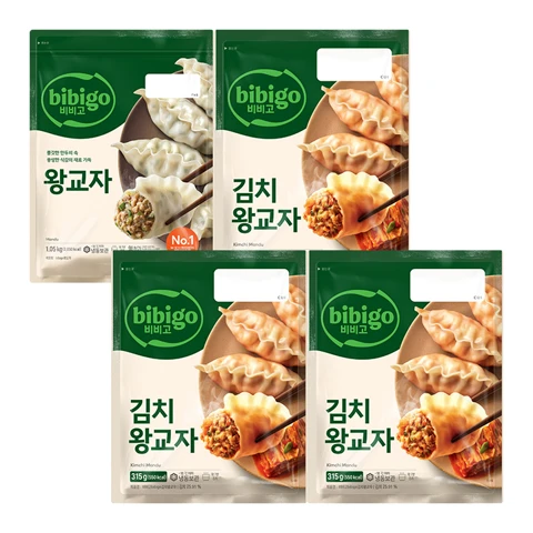 비비고 왕교자 1.05kg+비비고 김치왕교자 315gX3개