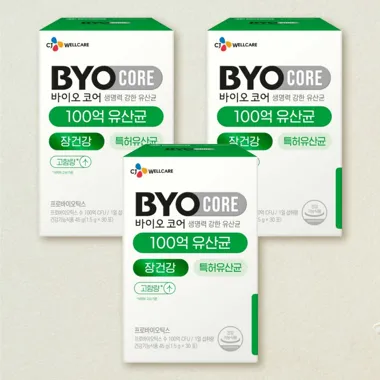 바이오코어 100억 유산균 30포X3개(3개월)