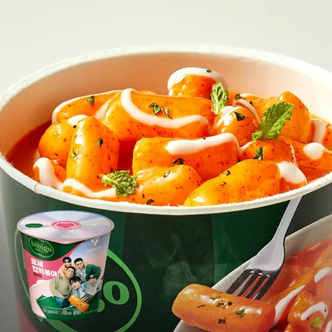 [비비고|세븐틴]비비고 로제 컵떡볶이 108g