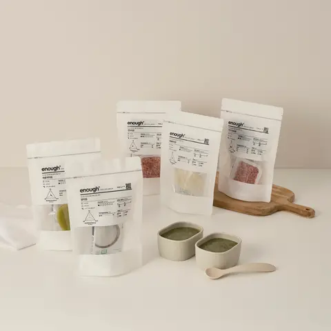 이너프 이유식 밀키트 초기 2단계 미음 340g (5팩/10끼)