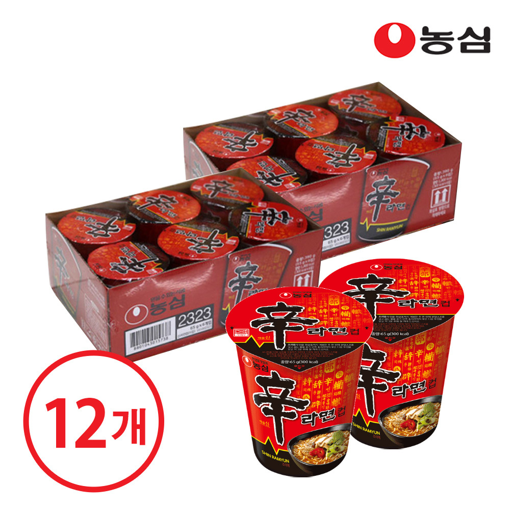 [행사]농심 신라면 소컵 65gX12개