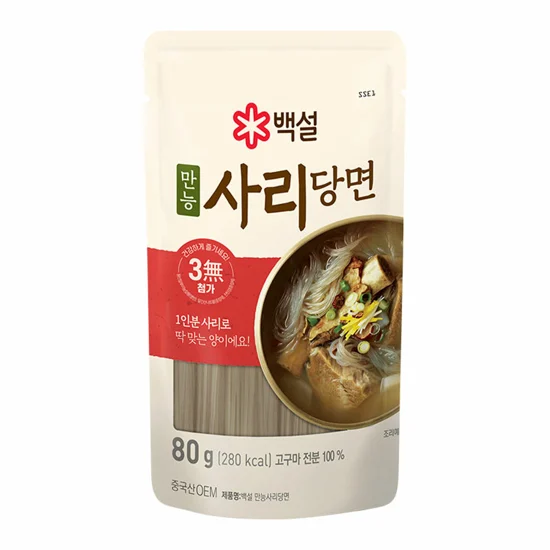백설 만능 사리당면 80g