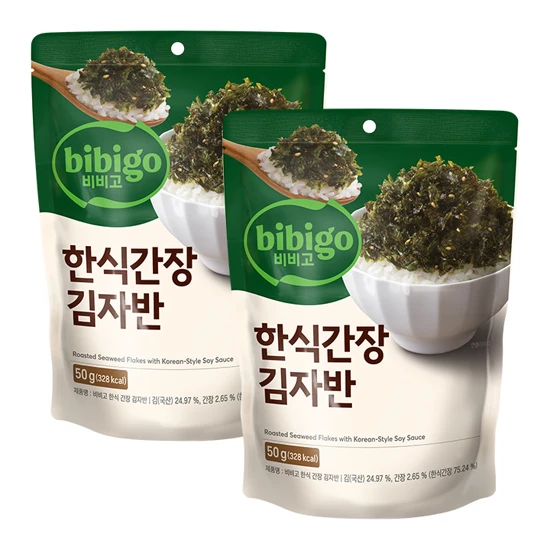 비비고 한식간장김자반 50gX2개