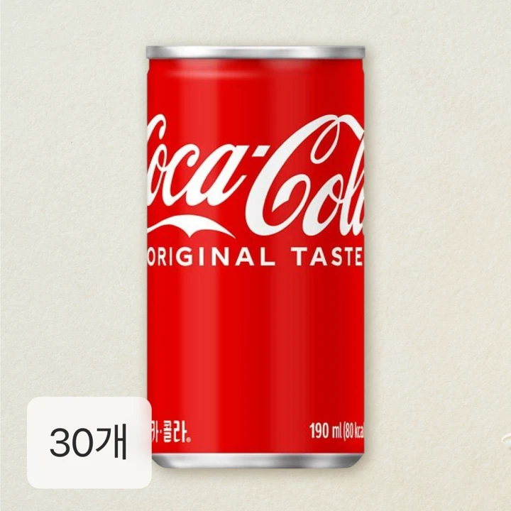 코카-콜라 190ml x 30캔