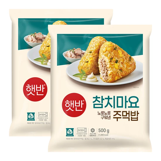 햇반 참치마요주먹밥 500gX2개